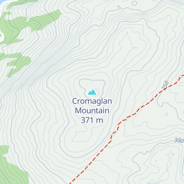 Map of Cromaglan Mountain