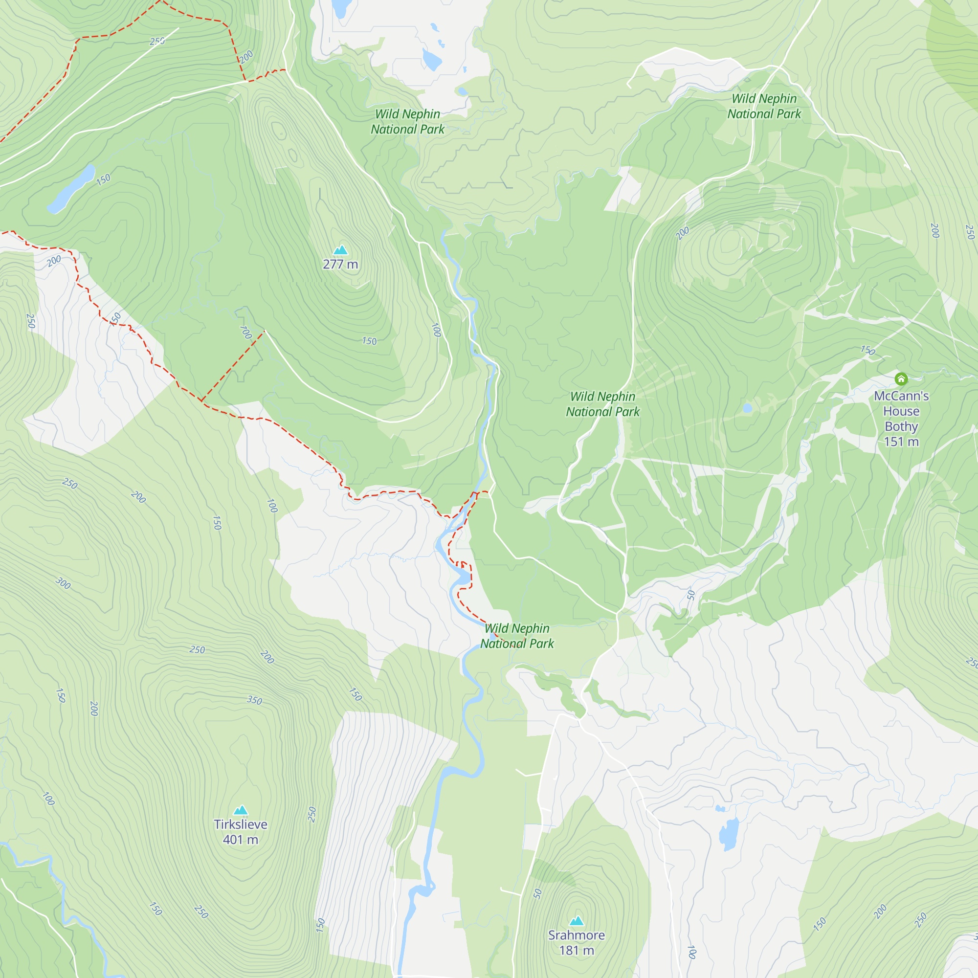 Brogan Carroll Bothy map