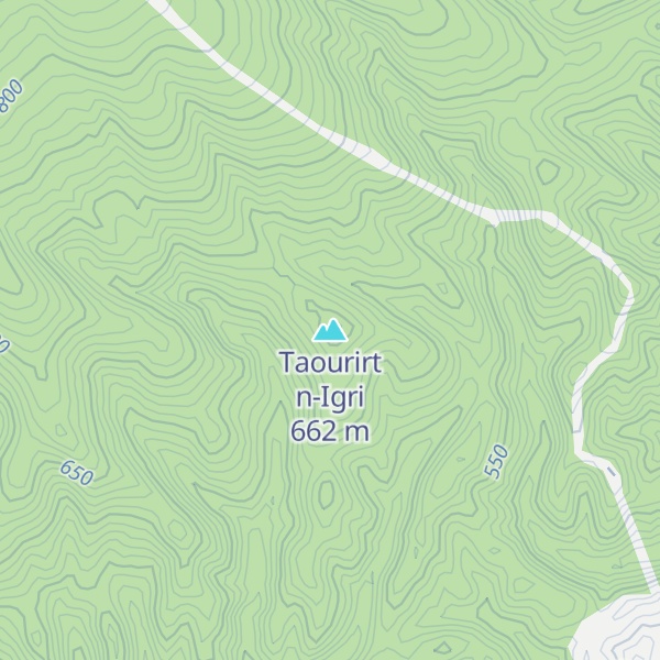 Map of Taourirt n-Igri