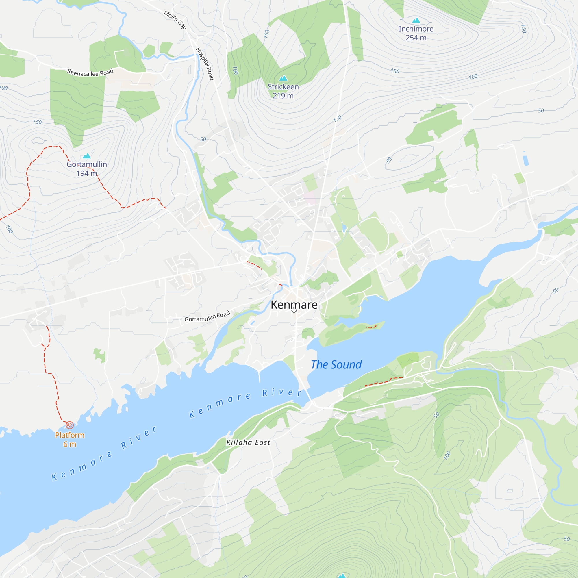 Kenmare Tourist Information Office map