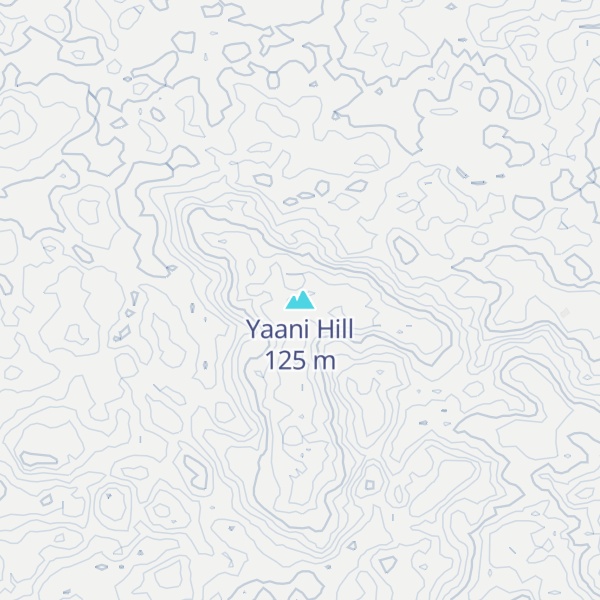 Map of Yaani Hill