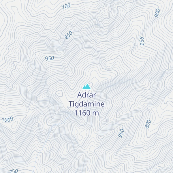 Map of Adrar Tigdamine