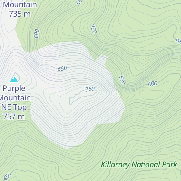 Map of Shehy Mountain