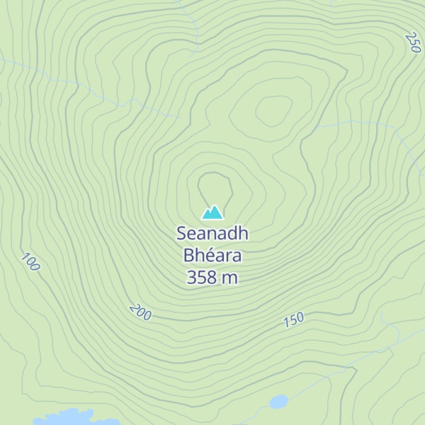 Map of Seanadh Bhéara