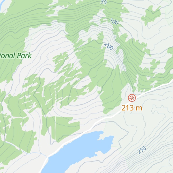 Map of Looscaunagh Hill
