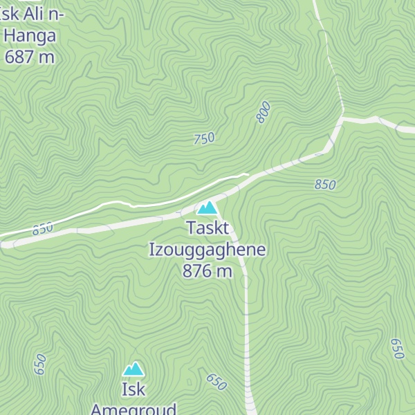 Map of Taskt Izouggaghene