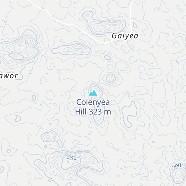 Map of Colenyea Hill