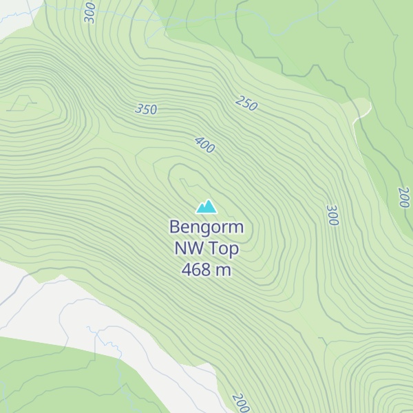 Map of Bengorm NW Top