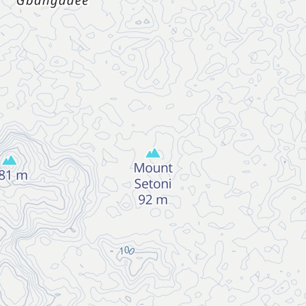 Map of Mount Setoni