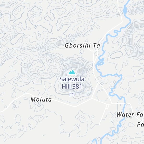 Map of Salewula Hill