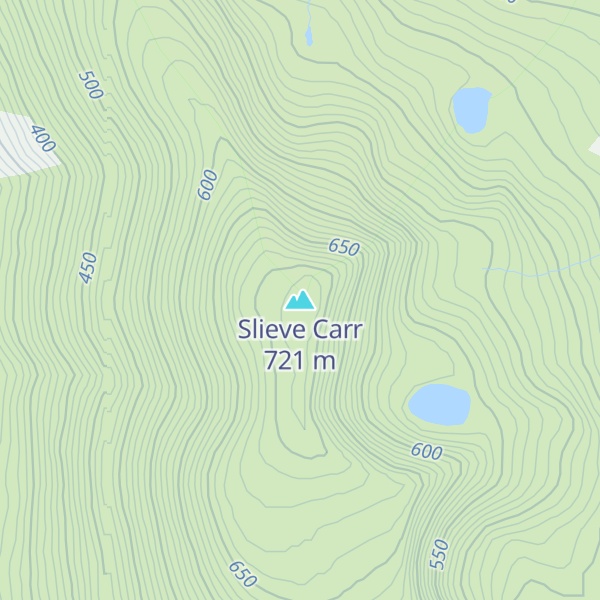Map of Slieve Carr