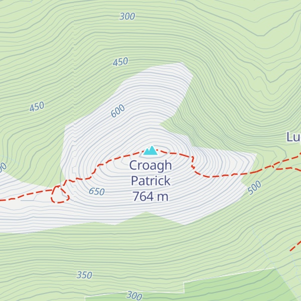 Map of Croagh Patrick