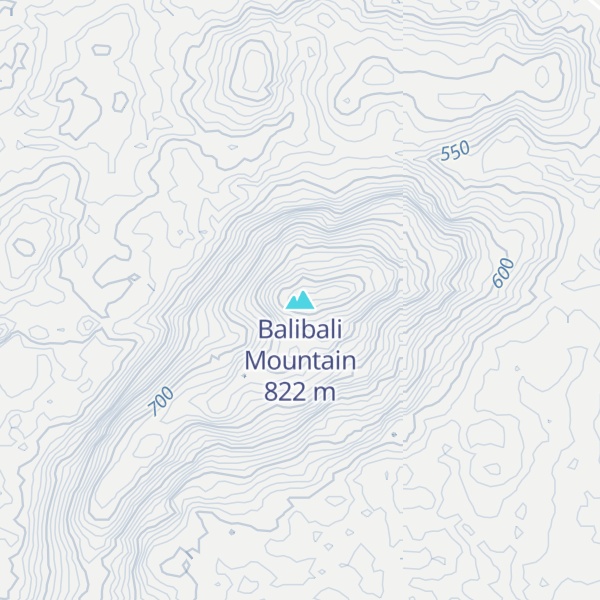 Map of Balibali Mountain