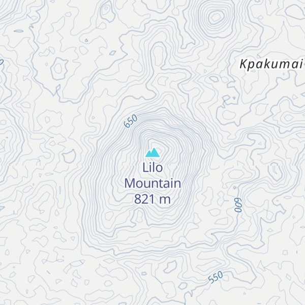 Map of Lilo Mountain