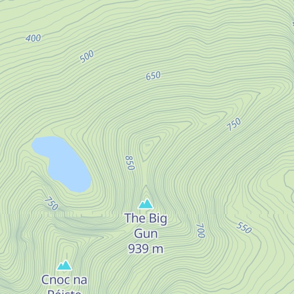 Map of Cruach Mhór