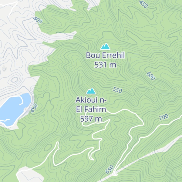 Map of Akioui n-El Fahim