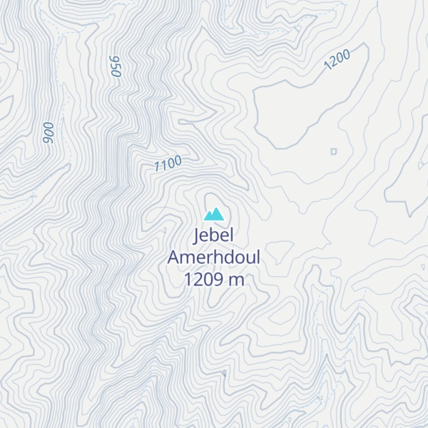 Map of Jebel Amerhdoul