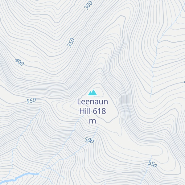 Map of Leenaun Hill