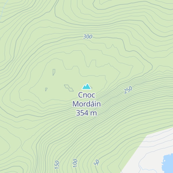Map of Cnoc Mordáin