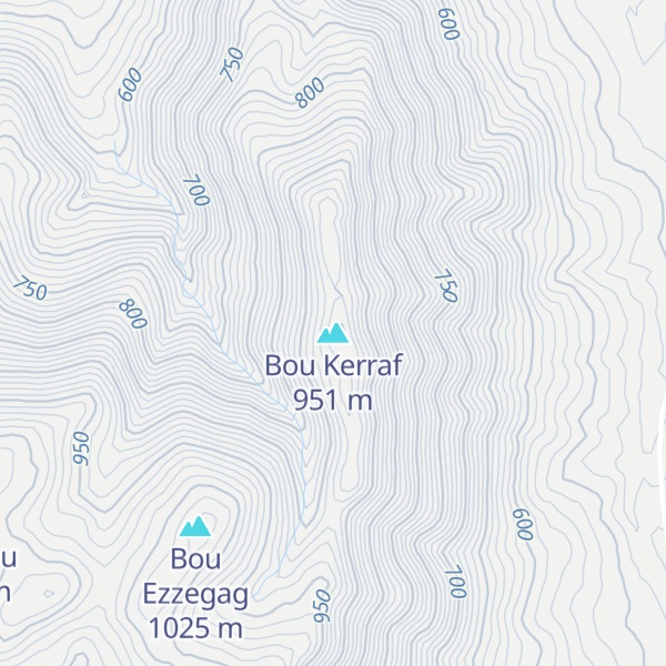Map of Bou Kerraf