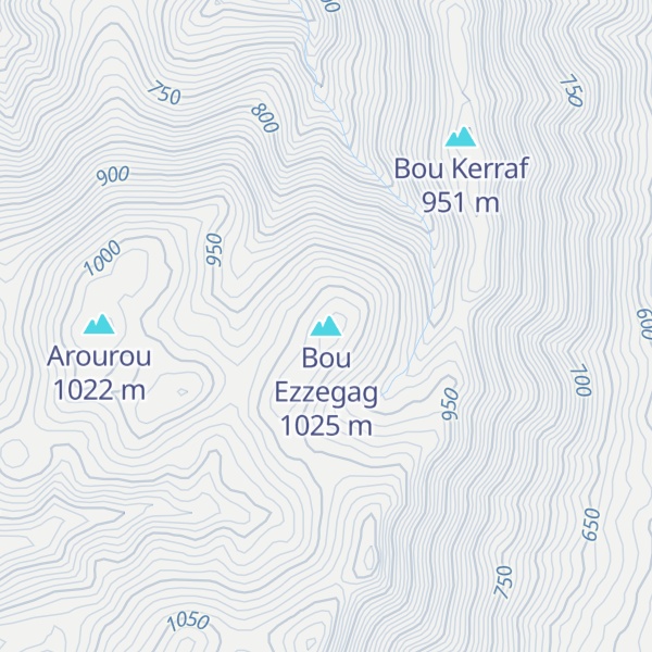 Map of Bou Ezzegag