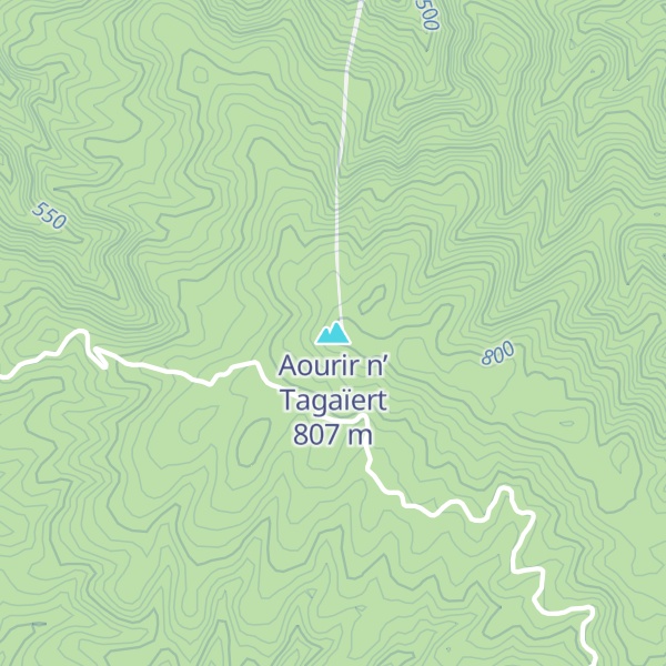 Map of Aourir n’ Tagaïert