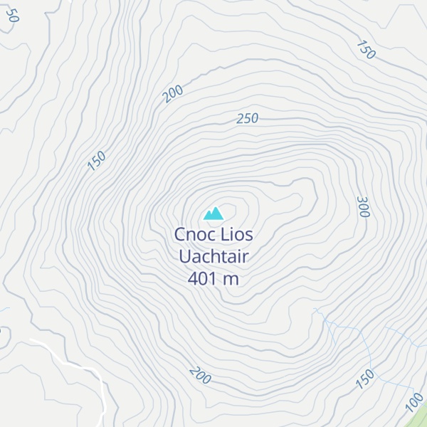 Map of Cnoc Lios Uachtair