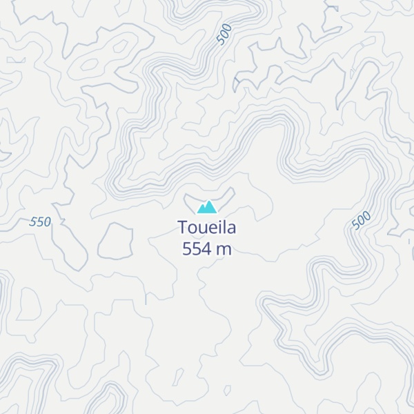 Map of Toueila