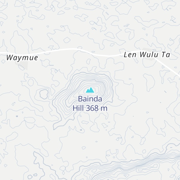 Map of Bainda Hill