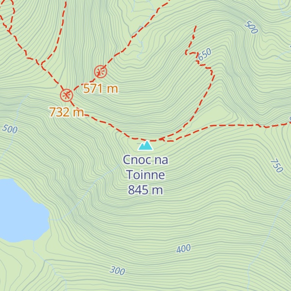 Map of Cnoc na Toinne