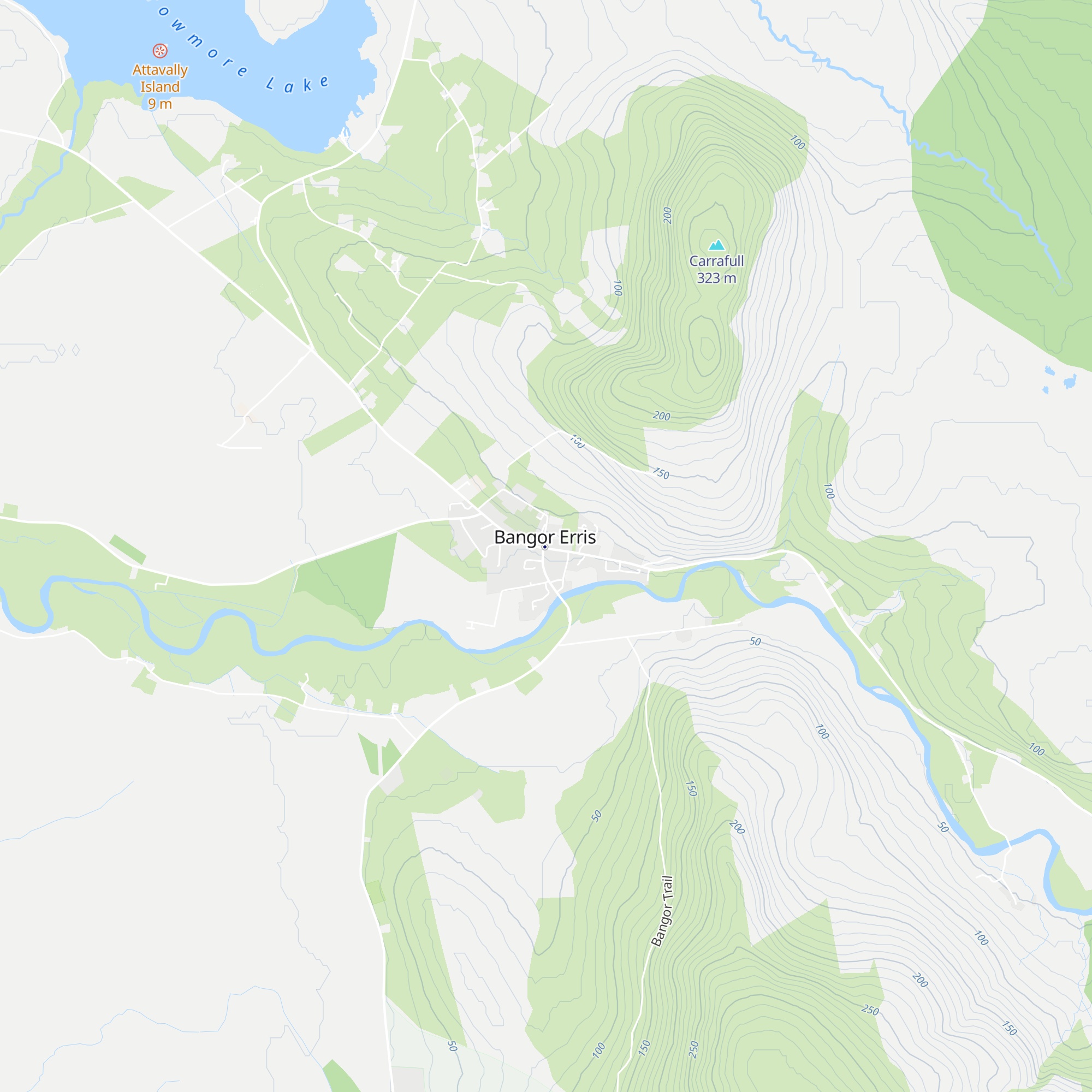 Oifig Turasaoireachta map