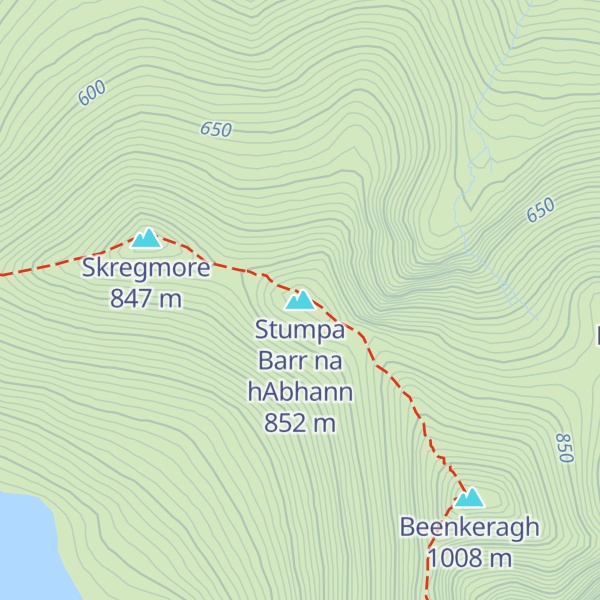 Map of Stumpa Barr na hAbhann