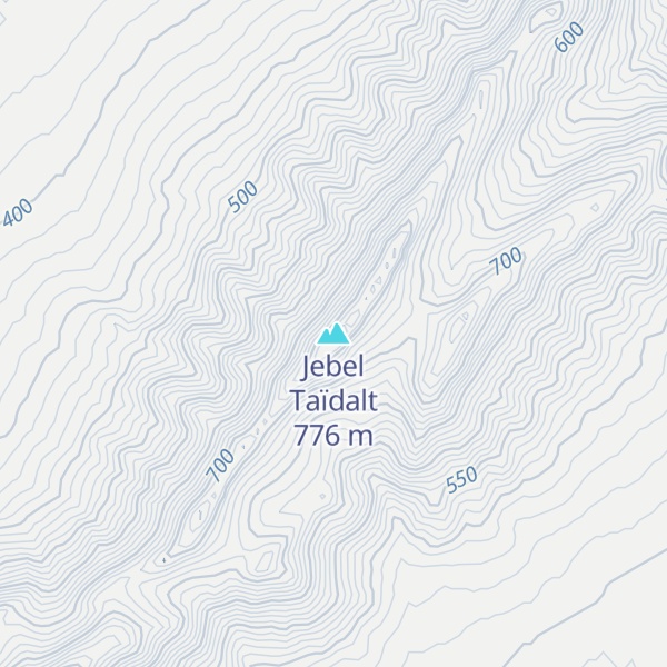 Map of Jebel Taïdalt