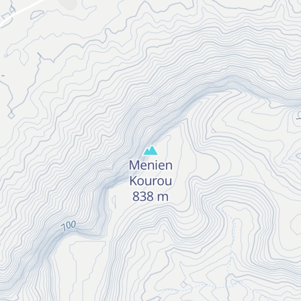 Map of Menien Kourou