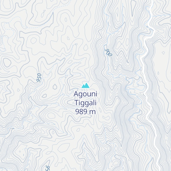 Map of Agouni Tiggali