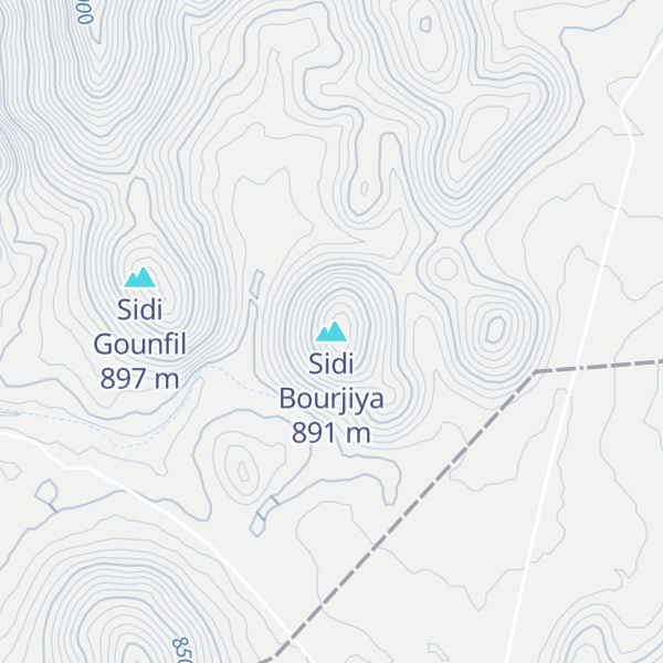 Map of Sidi Bourjiya