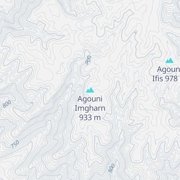 Map of Agouni Imgharn