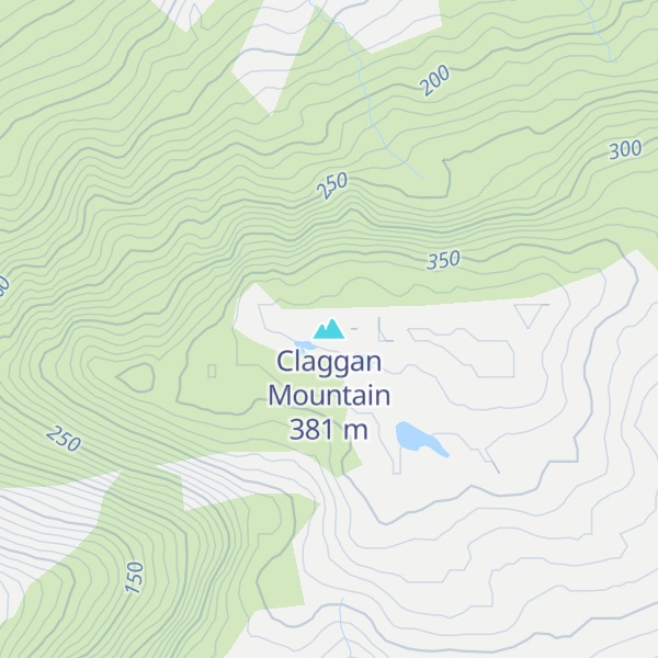 Map of Claggan Mountain