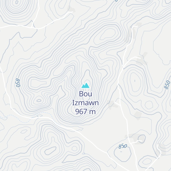 Map of Bou Izmawn