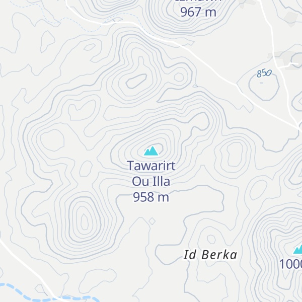Map of Tawarirt Ou Illa