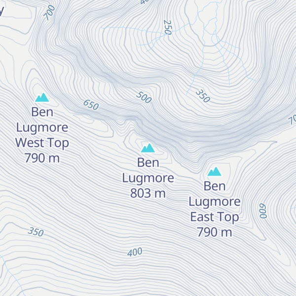 Map of Ben Lugmore