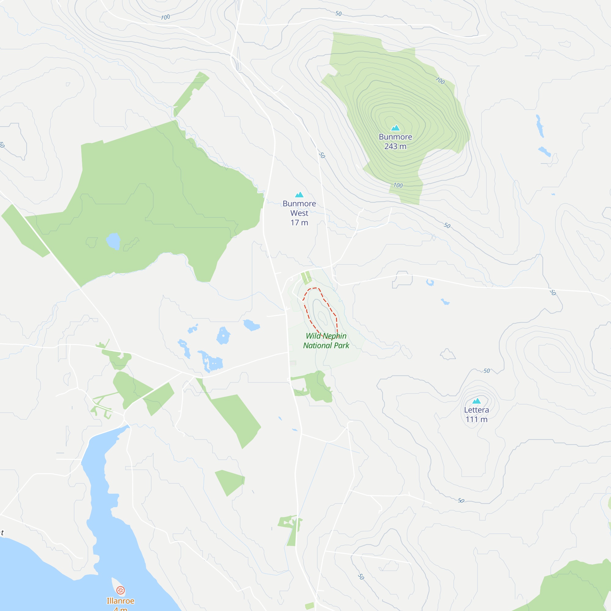 Wild Nephin National Park Visitor Centre map