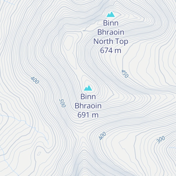 Map of Binn Bhraoin