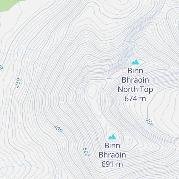Map of Binn Bhraoin Central Top