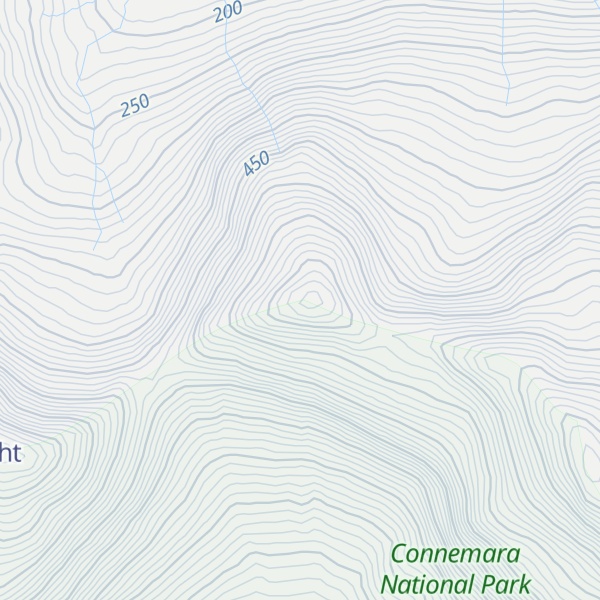 Map of Binn Fraoigh