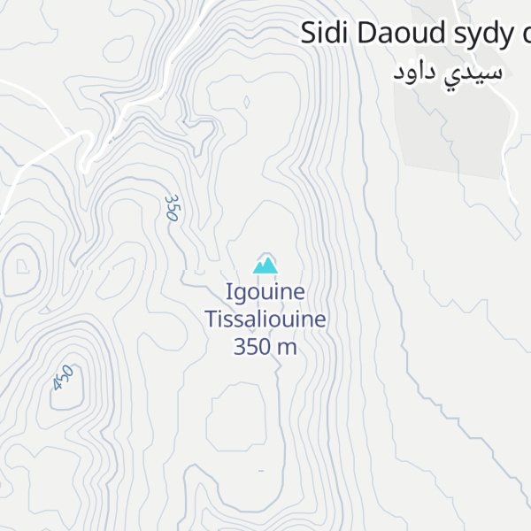 Map of Igouine Tissaliouine