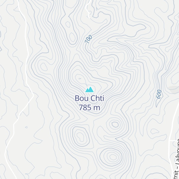Map of Bou Chti