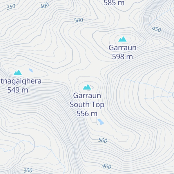 Map of Garraun South Top