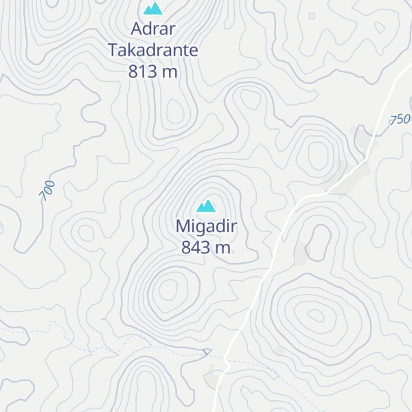 Map of Migadir