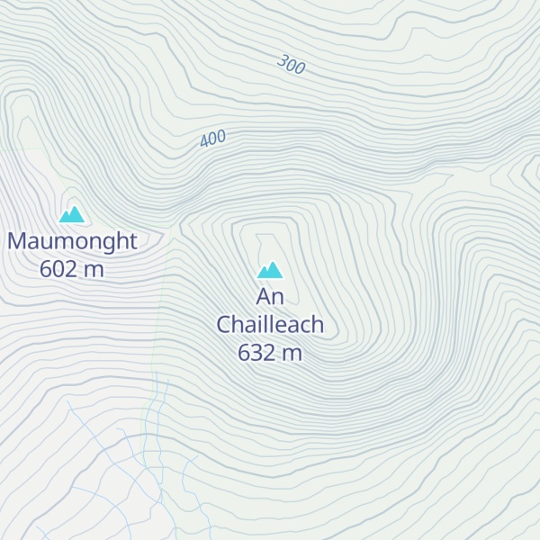 Map of An Chailleach